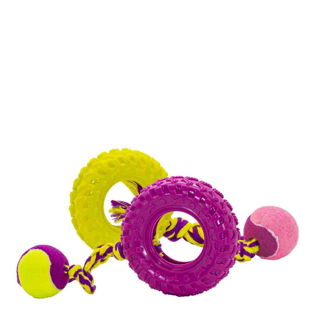 Large Fling \u0026 Chew Tyre Dog Toy | Dog 