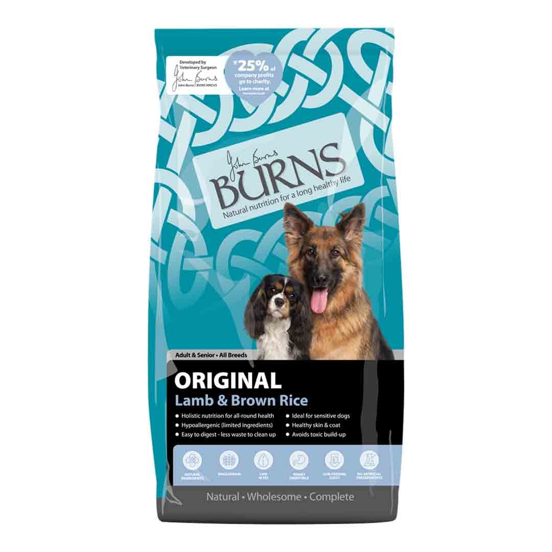 Burns Burns Lamb Adult Dry Dog Food pet food packaging