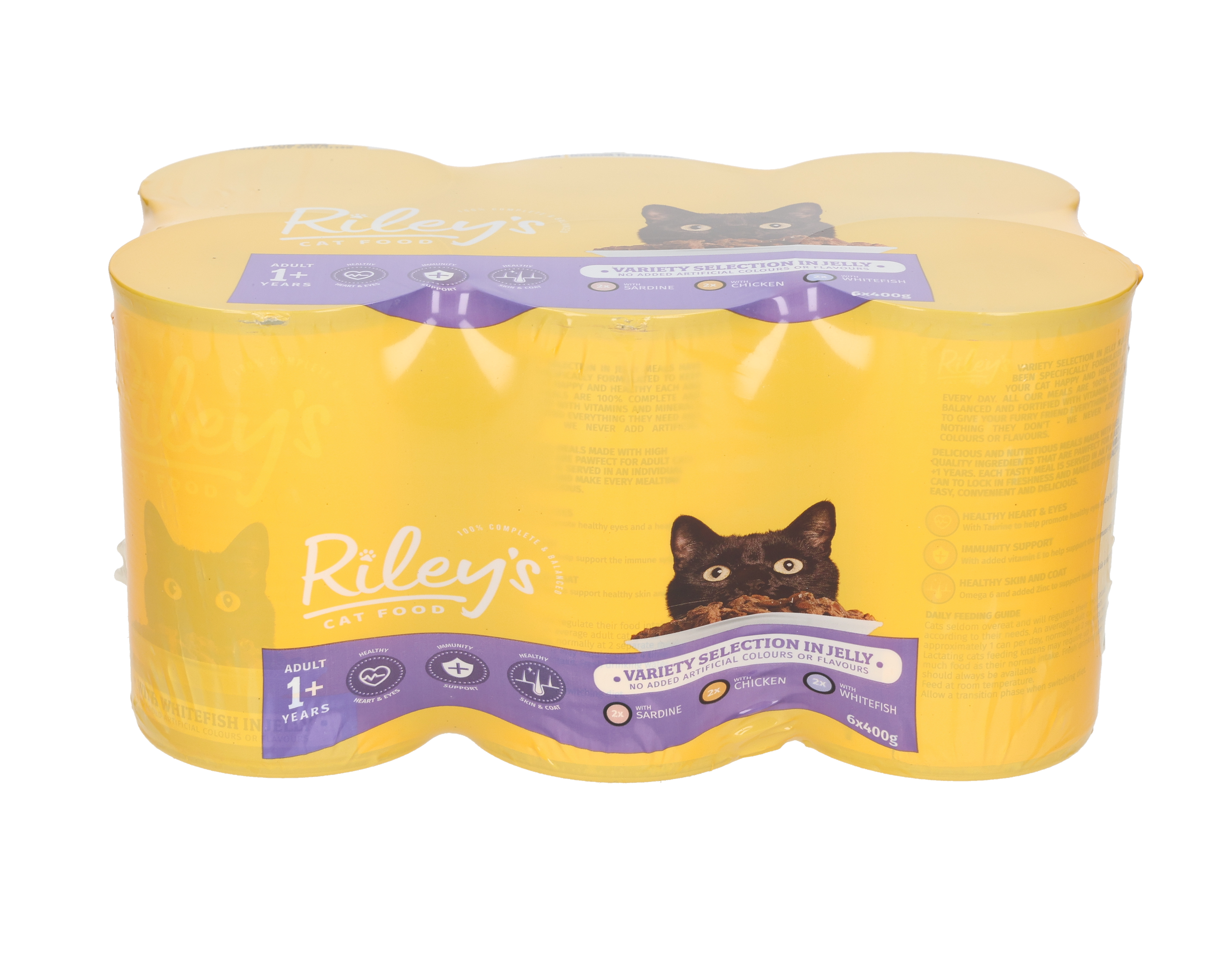 Riley's Riley'S Variety Adult Wet Cat Food pet food packaging