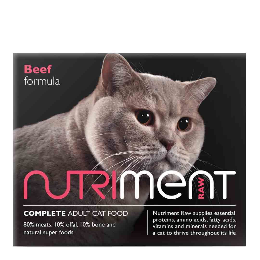 Nutriment Cat Beef High Quality Raw Beef Cat Food 500 g