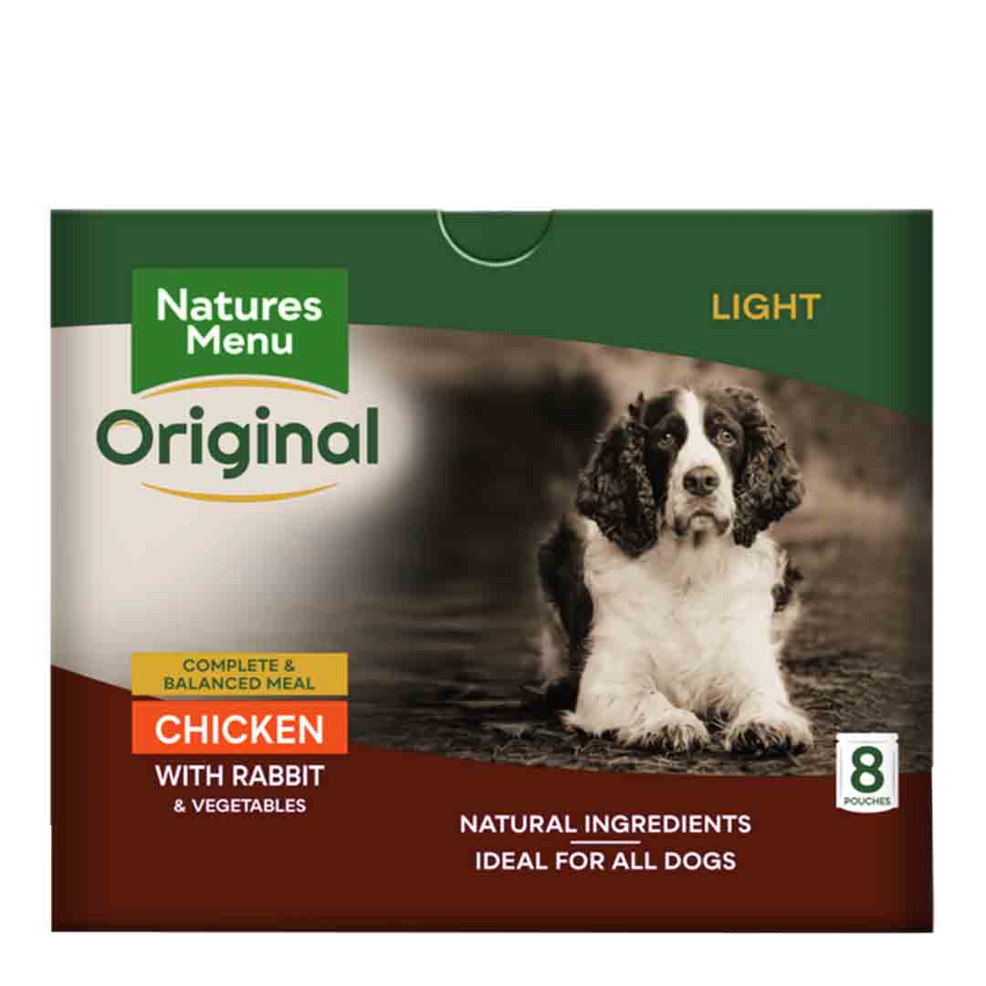 N M Light Dog Pouches 8x300g Natural Food for Dog