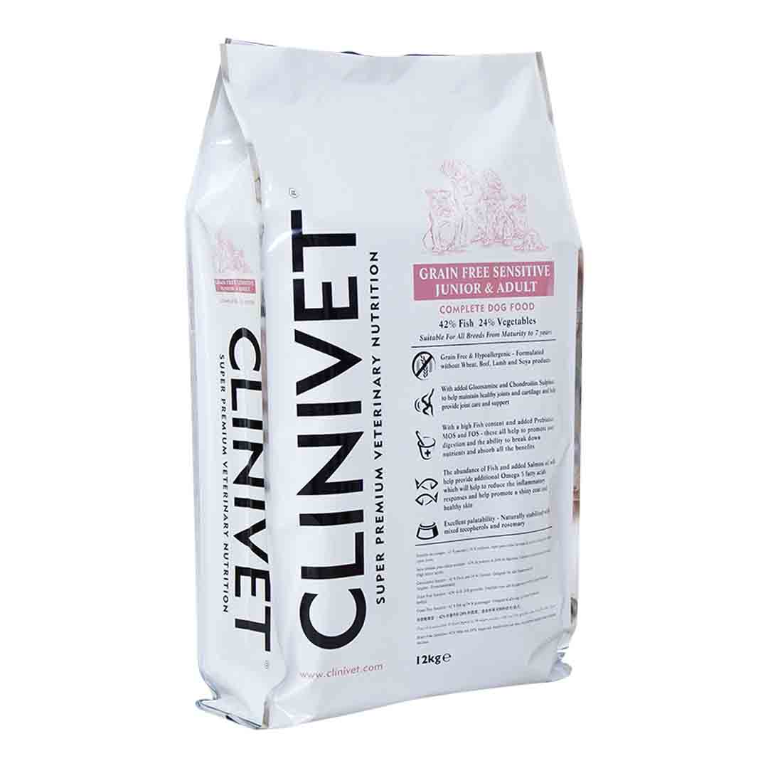 Clinivet Clinivet Grain Free 38 Adult Dry Dog Food pet food packaging