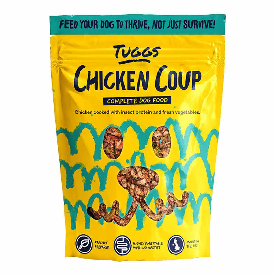 Jollyes Brand Jollyes Brand Tuggs Coup Frozen Chicken Adult Dry Dog Food pet food packaging