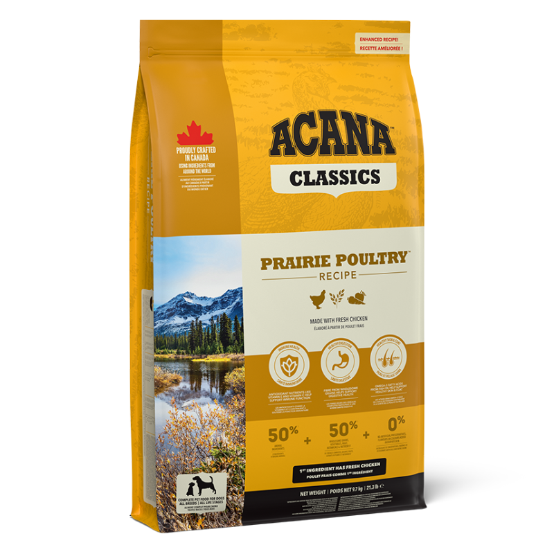 Jollyes Brand Jollyes Brand Acana Prairie Adult Dry Dog Food pet food packaging