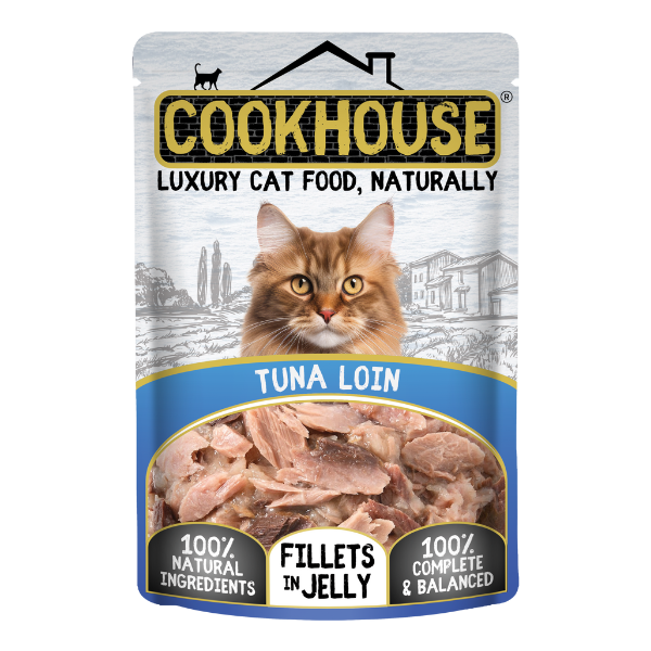 Cookhouse Cookhouse Loin Fillets Chicken Tuna Adult Wet Cat Food pet food packaging