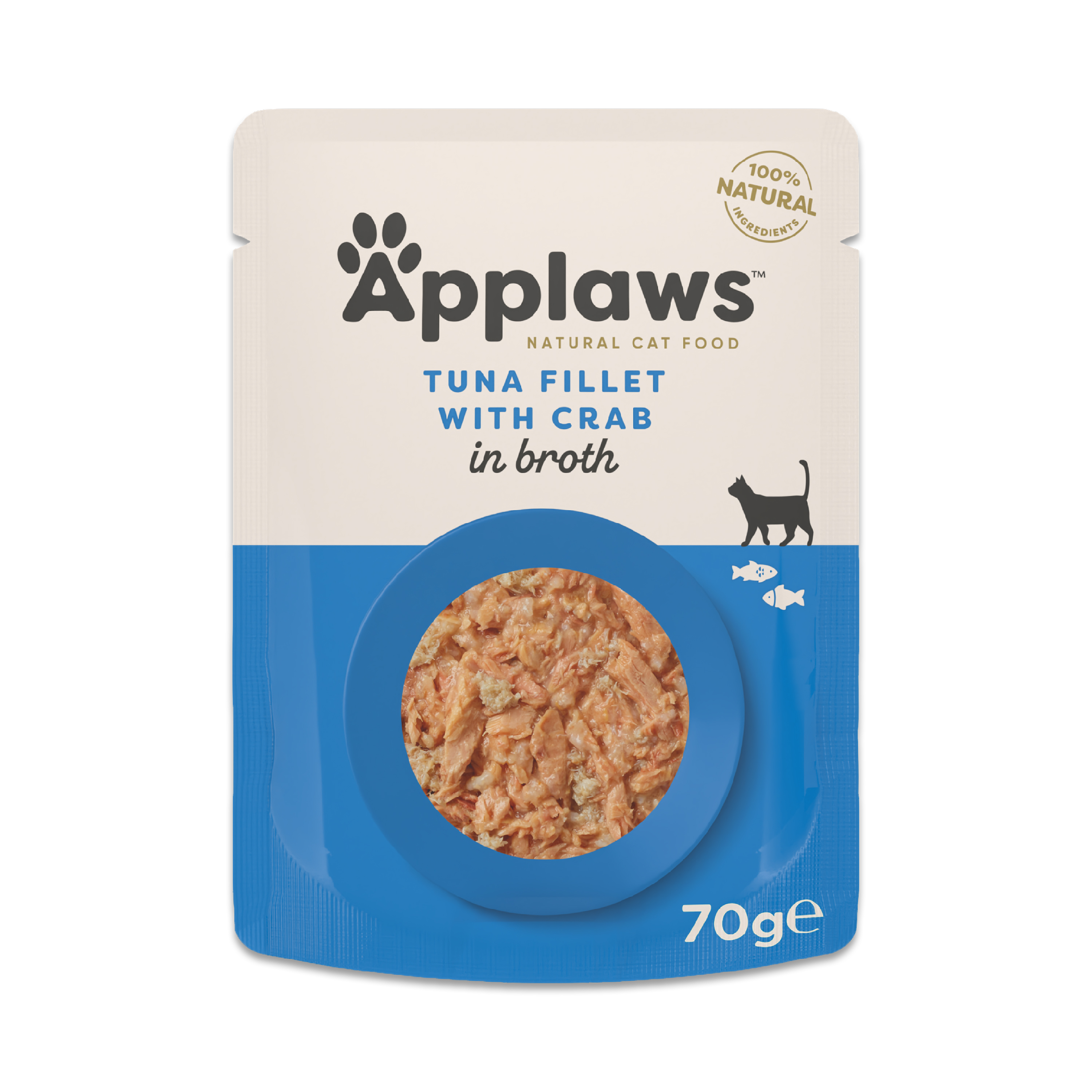 Applaws Applaws Fillet Crab 160 Broth Tuna Adult Wet Cat Food pet food packaging
