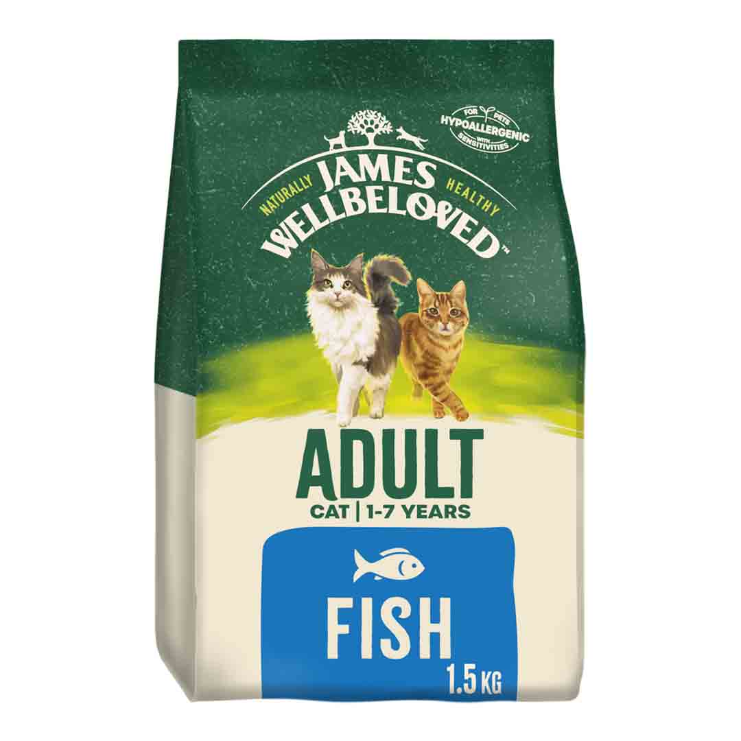 James Wellbeloved James Wellbeloved 38 Pork Adult Dry Cat Food pet food packaging