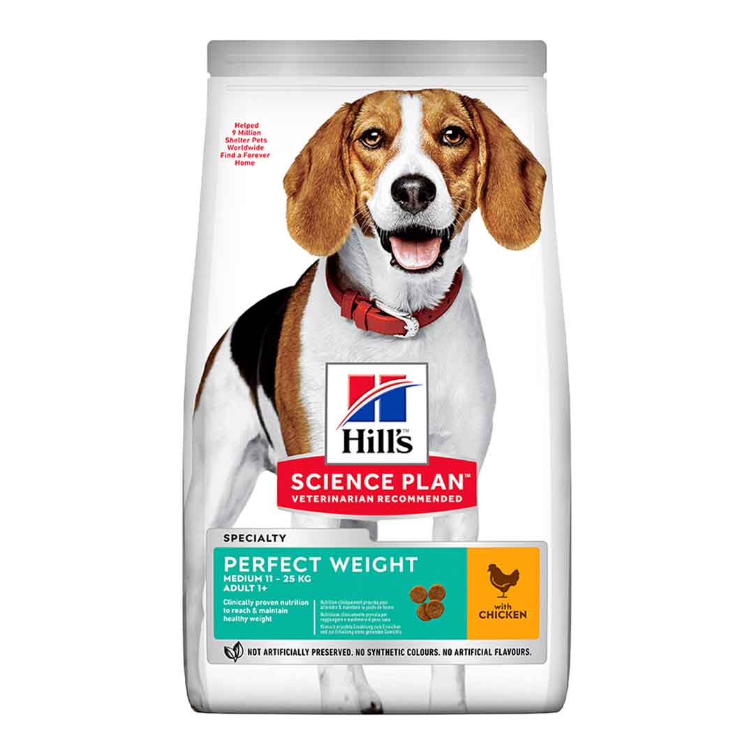 Hills Science Plan Hills Science Plan Weight Chicken Adult Dry Dog Food pet food packaging