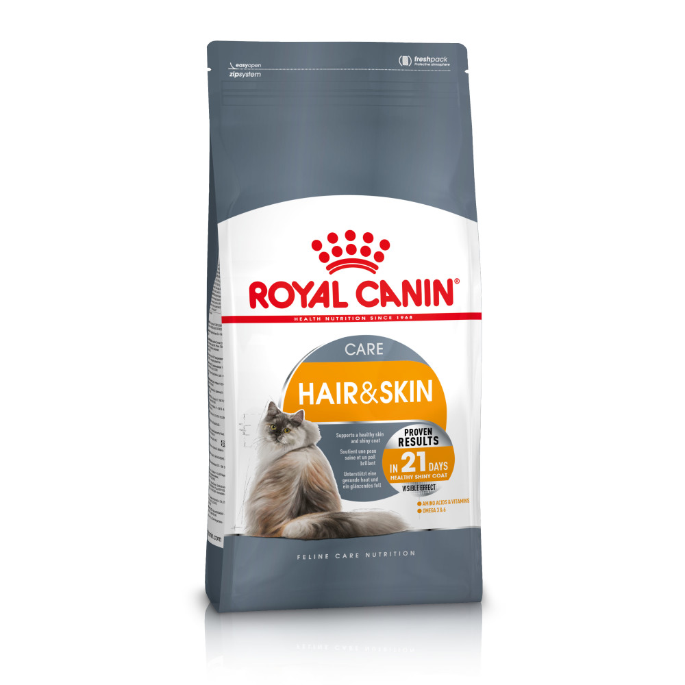 Royal Canin Royal Canin Hair 38 Skin Adult Dry Cat Food pet food packaging