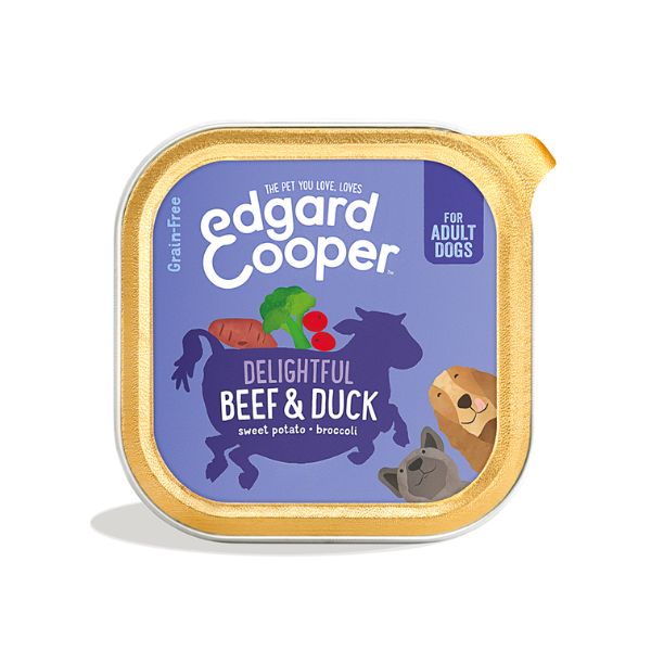 Jollyes Brand Jollyes Brand Edagrd 38 Cooper Cup Game Duck Adult Wet Dog Food pet food packaging