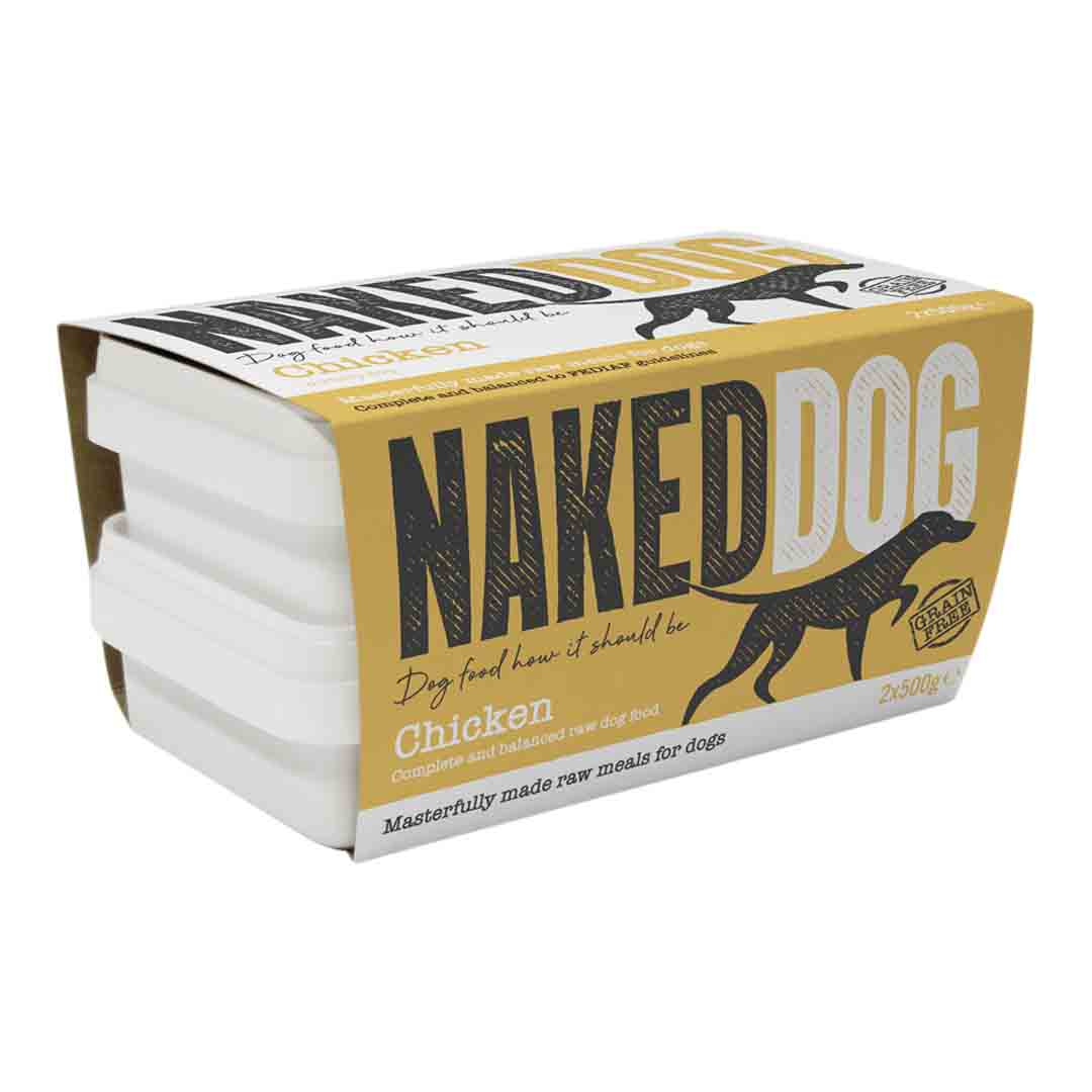 NAKED Dog Raw Dog Food, Original Chicken 2x500g