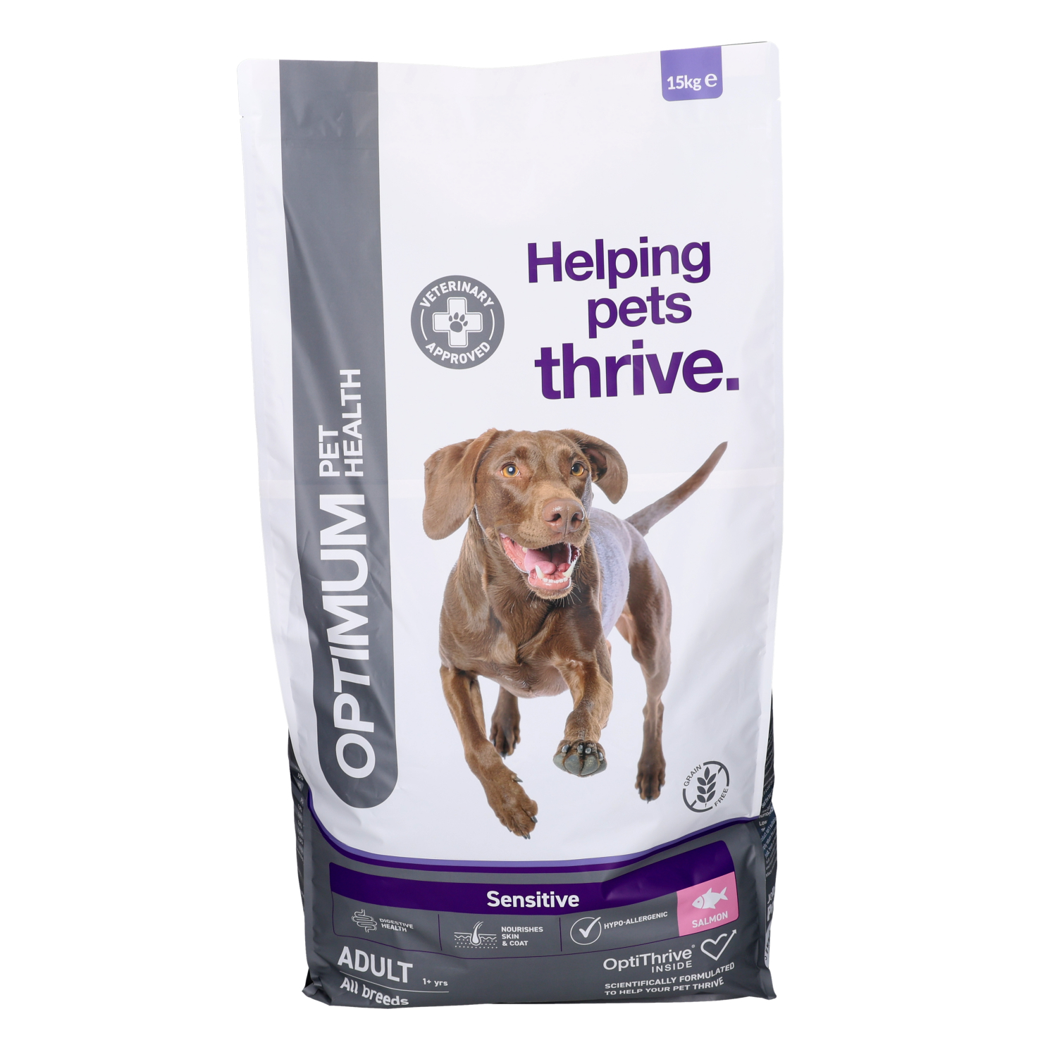 Jollyes Brand Jollyes Brand Optimum Pet Health Sensitive Adult Dry Dog Food pet food packaging
