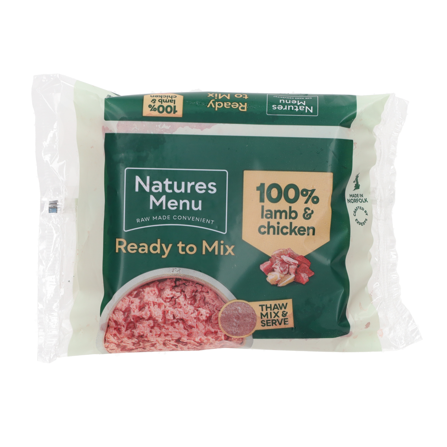 Natures menu Natures Menu Raw Chicken Lamb Adult Dry Dog Food pet food packaging