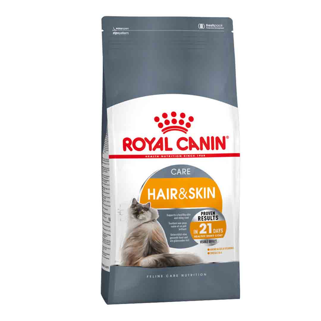 Royal Canin Royal Canin Hair 38 Skin 33 Adult Dry Cat Food pet food packaging