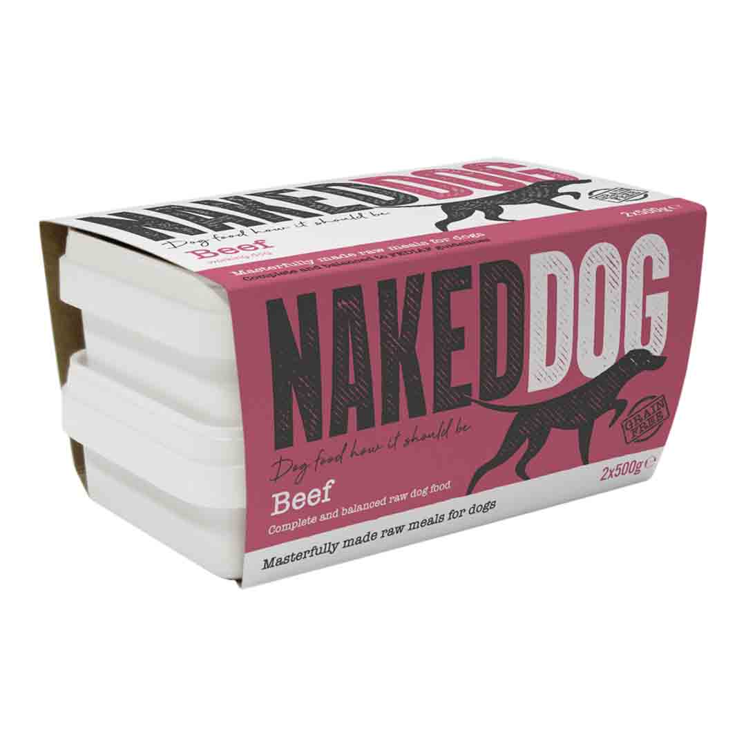 Naked Dog Naked Dog Raw Beef Adult Dry Food pet food packaging
