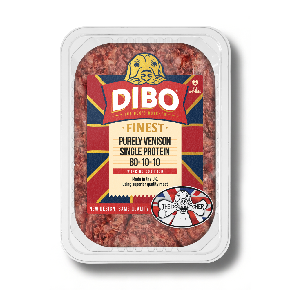 Jollyes Brand Jollyes Brand Dibo Purely 10 Raw Venison Adult Dry Dog Food pet food packaging