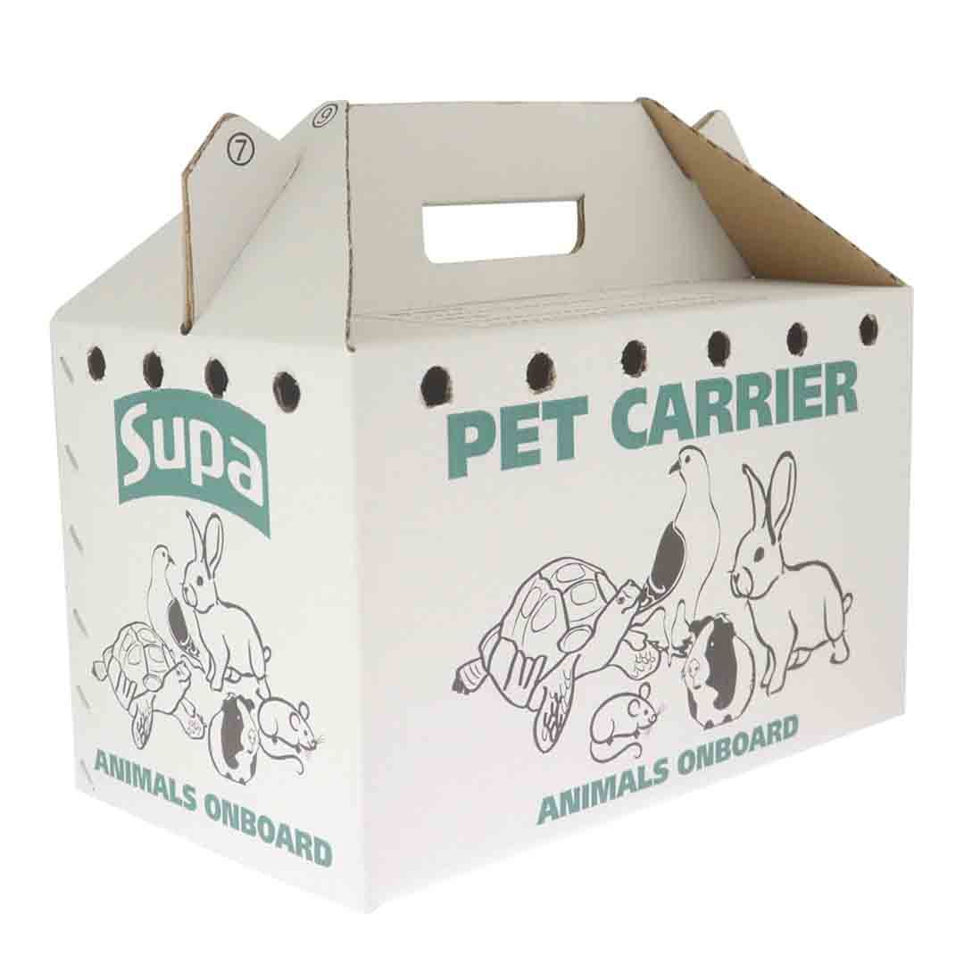 Supa Cardboard Carrier for Pets Pet Carrier
