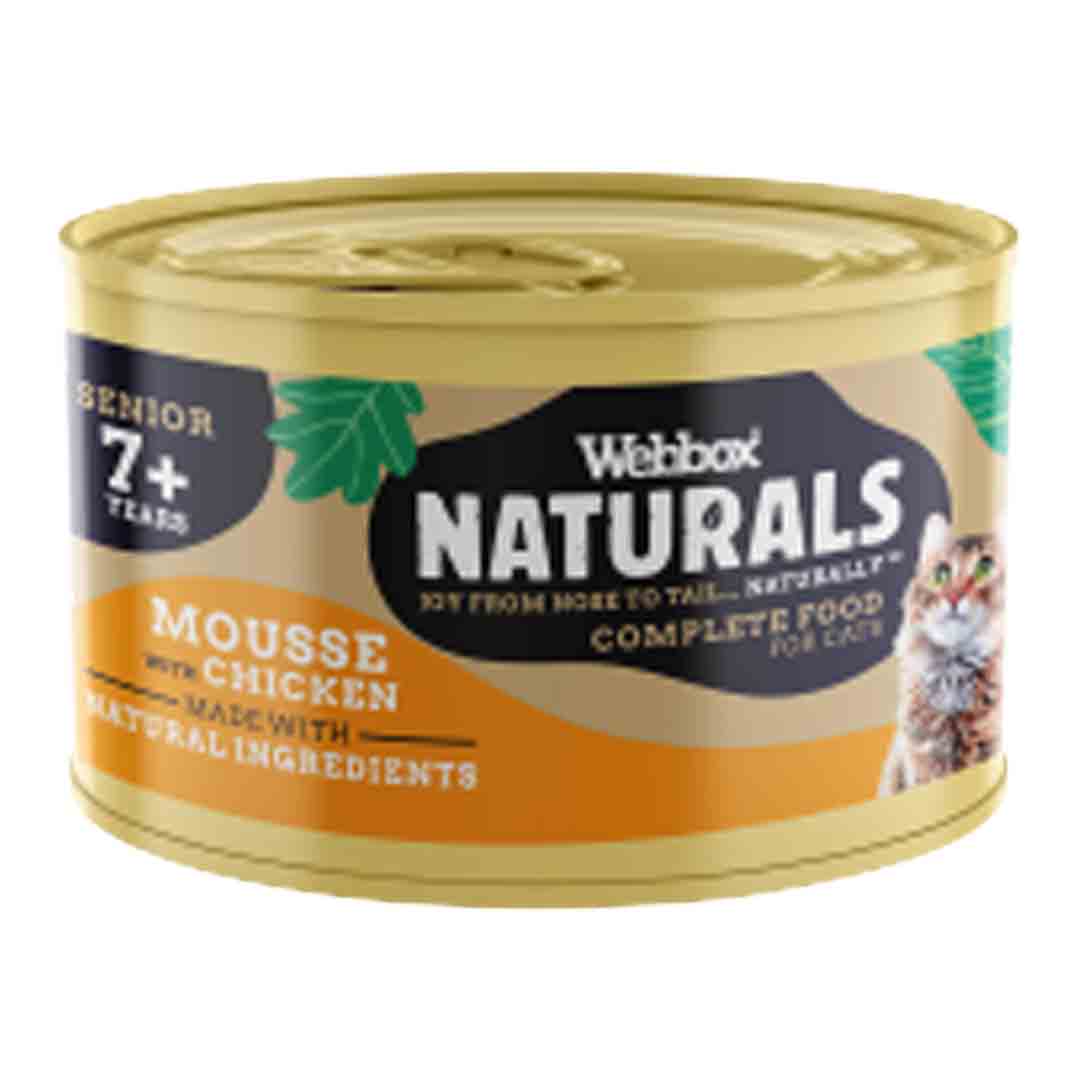 Webbox Webbox Naturals Mousse Senior Wet Cat Food pet food packaging