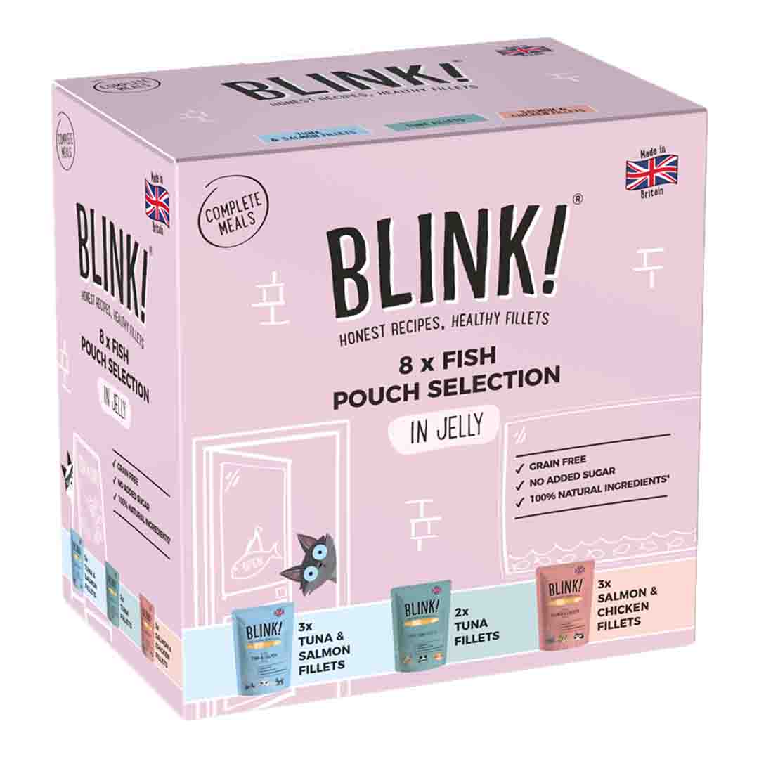 Blink Blink Butcher Selection Adult Wet Cat Food pet food packaging