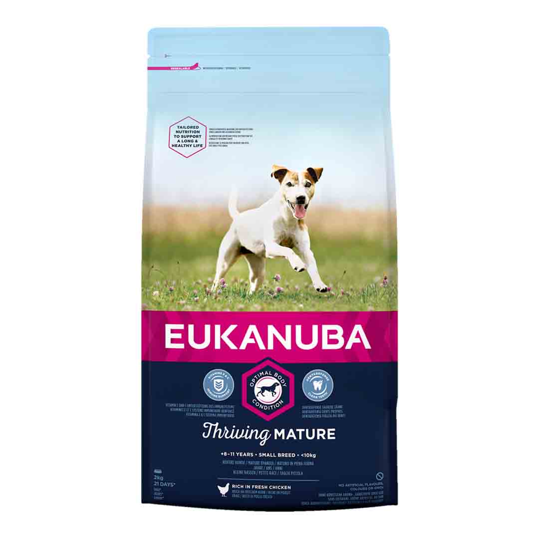 Eukanuba Senior Small Breed Chicken 2kg Dry Dog Food