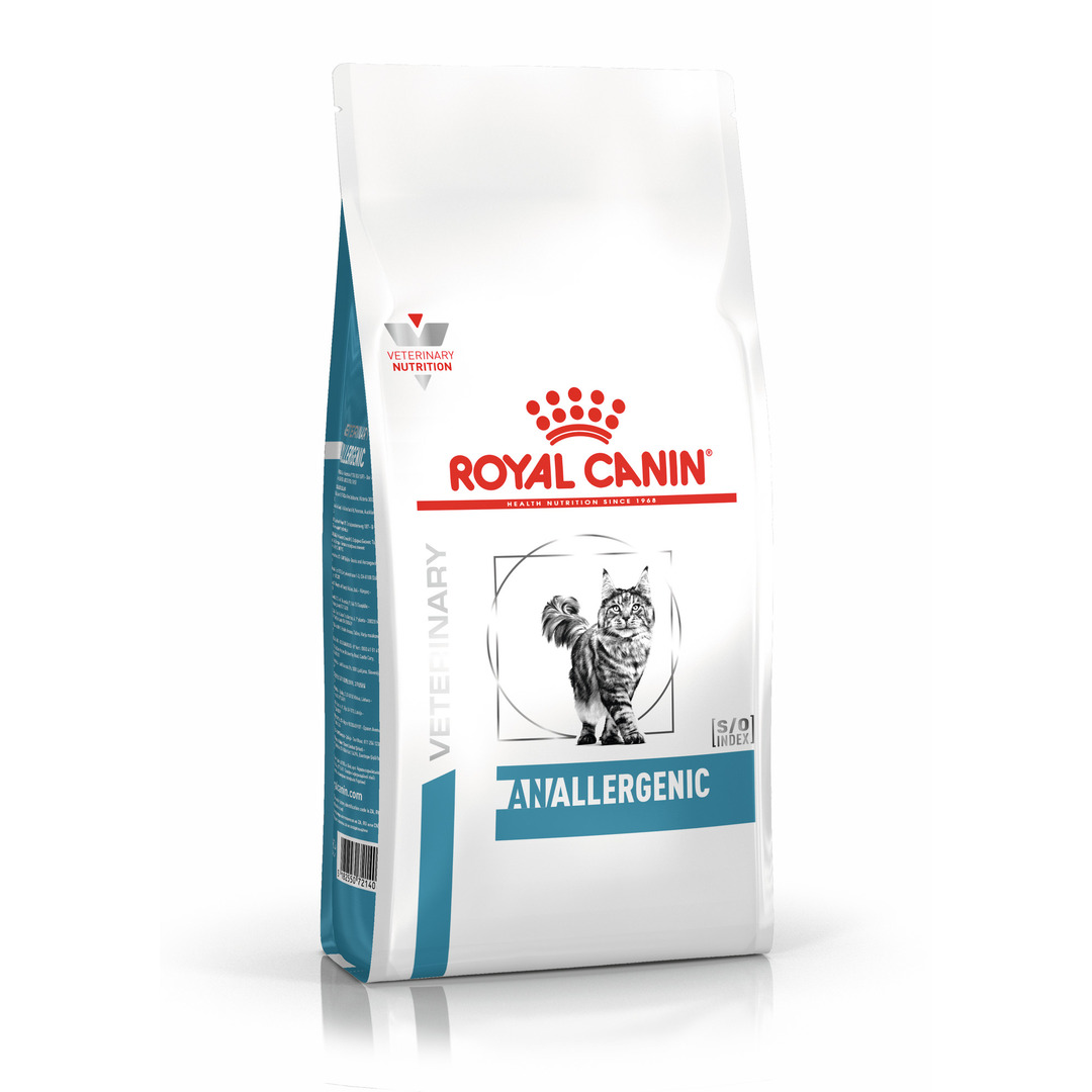 Royal Canin Royal Canin Anallergenic Adult Dry Cat Food pet food packaging