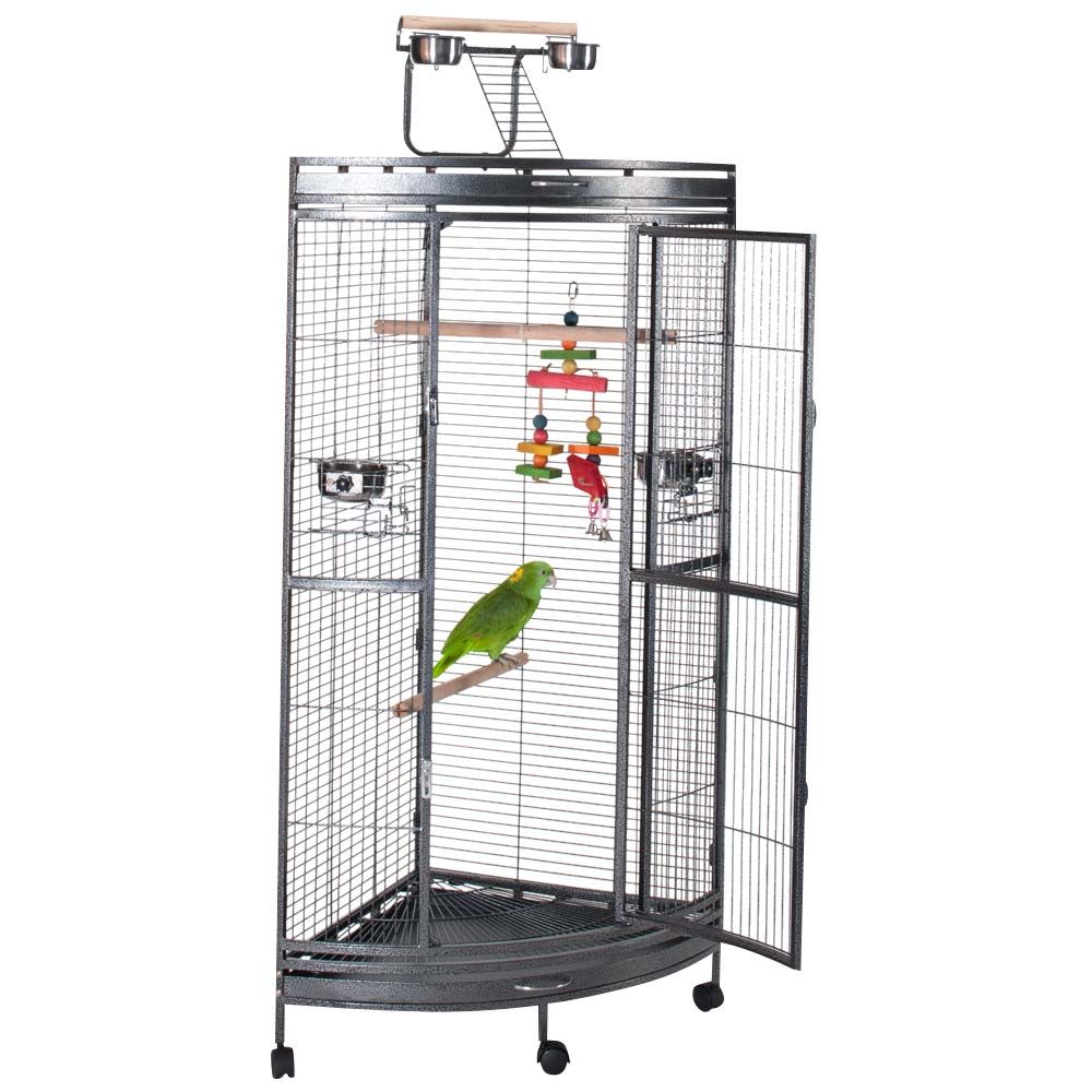 Liberta Discovery Corner Parrot Cage Bird Cages & Accessories