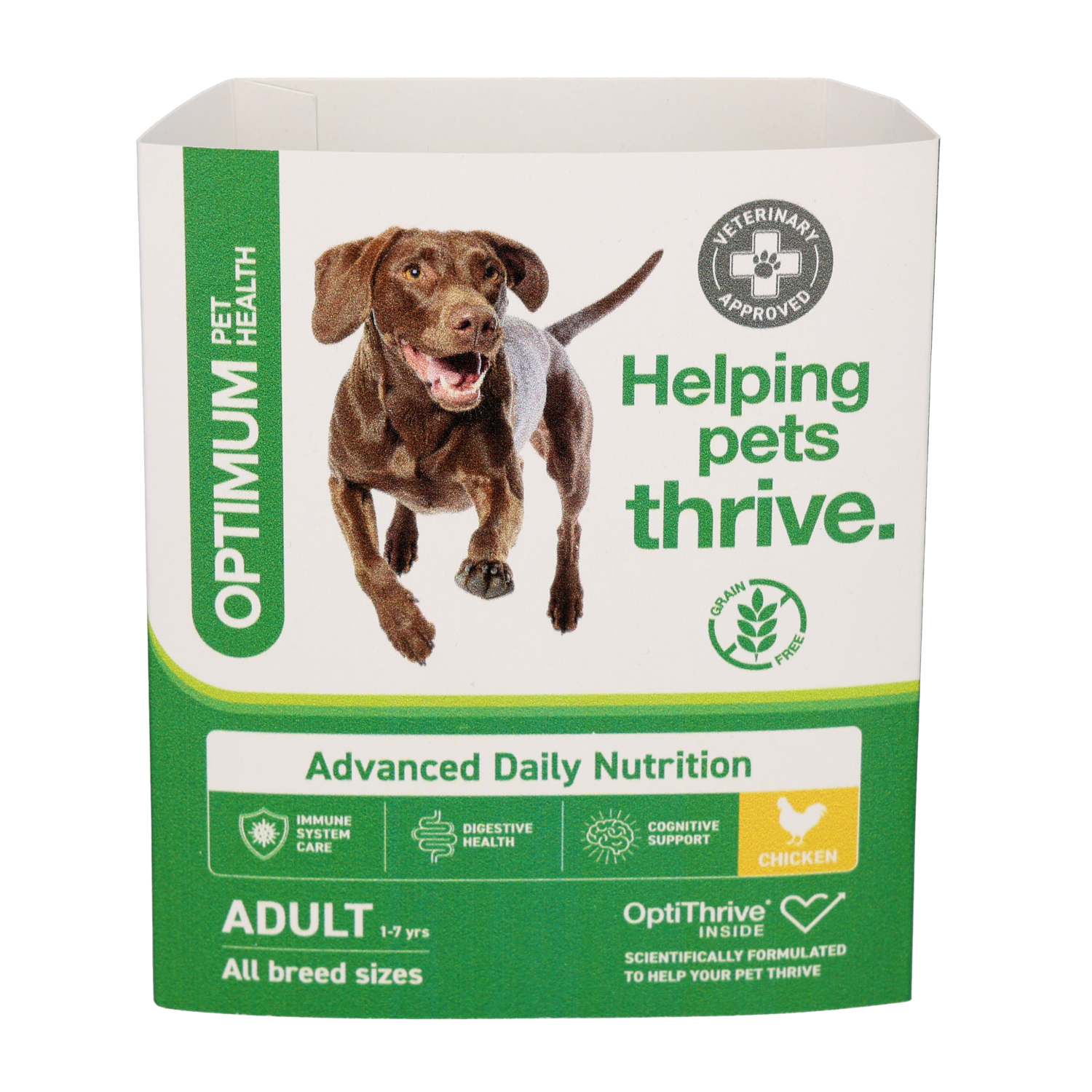 Jollyes Brand Jollyes Brand Optimum Pet Health Chicken Adult Wet Dog Food pet food packaging