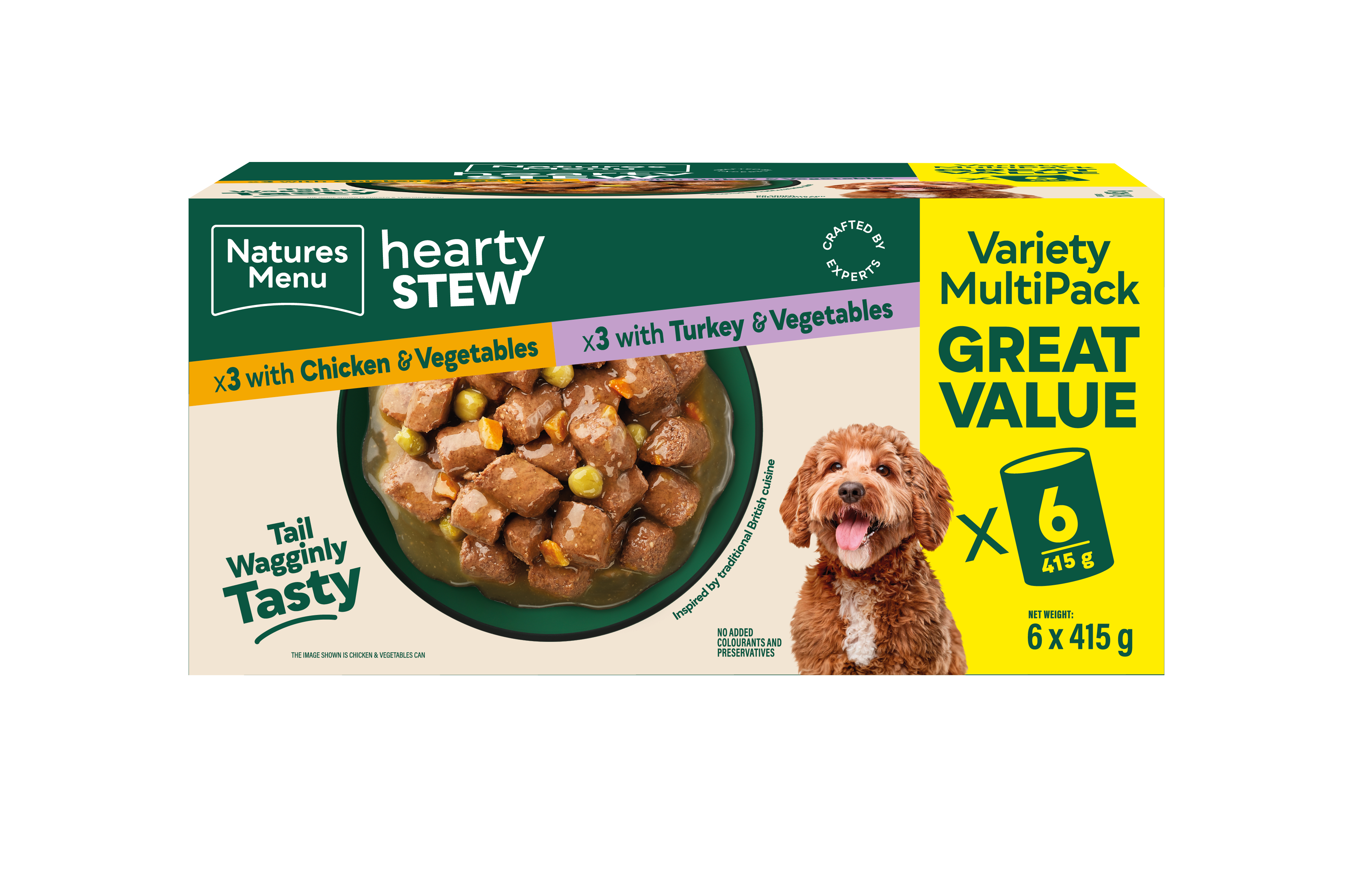Natures menu Natures Menu Stews Chicken Turkey Adult Wet Dog Food pet food packaging