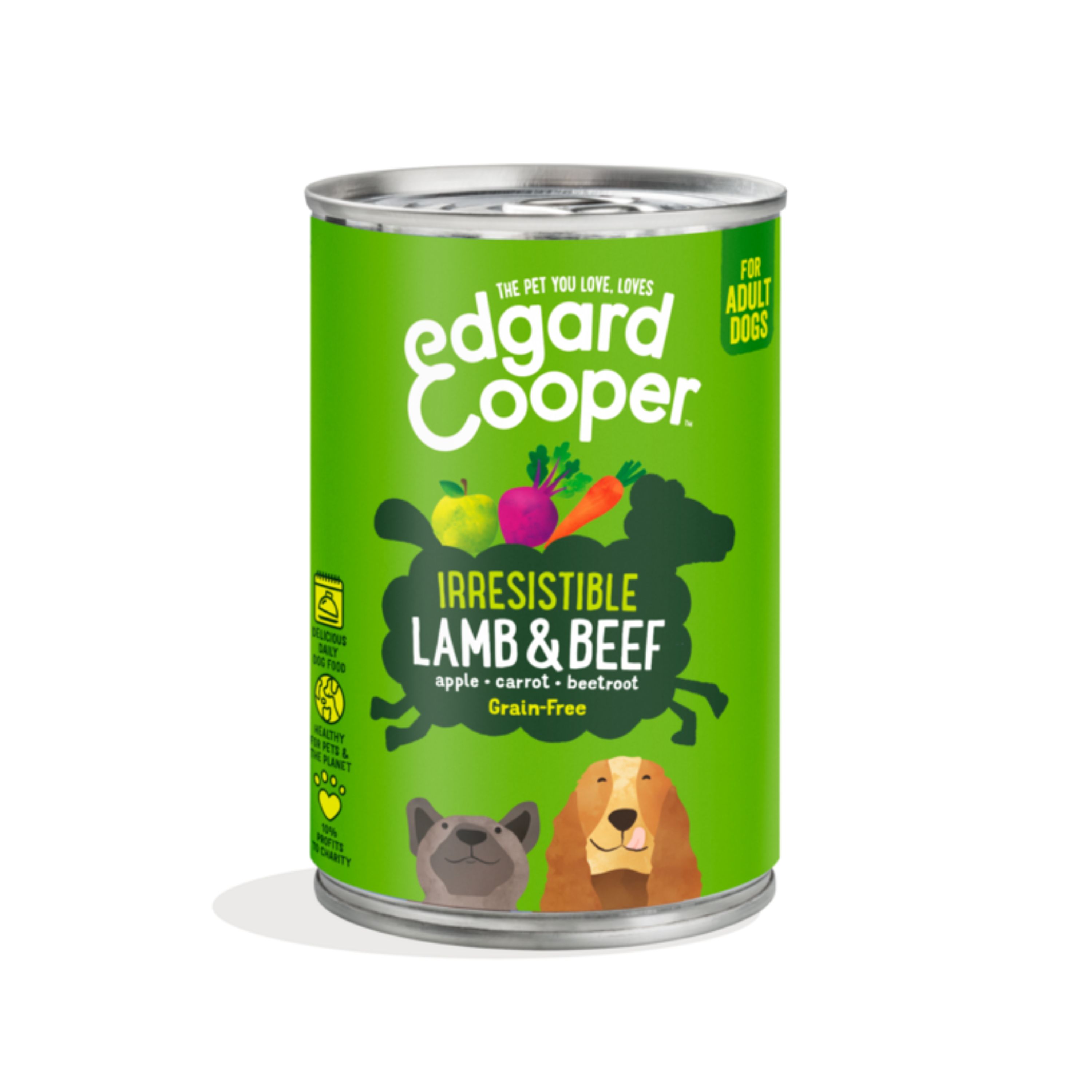 Jollyes Brand Jollyes Brand Edgard 38 Cooper Beef Lamb Adult Wet Dog Food pet food packaging