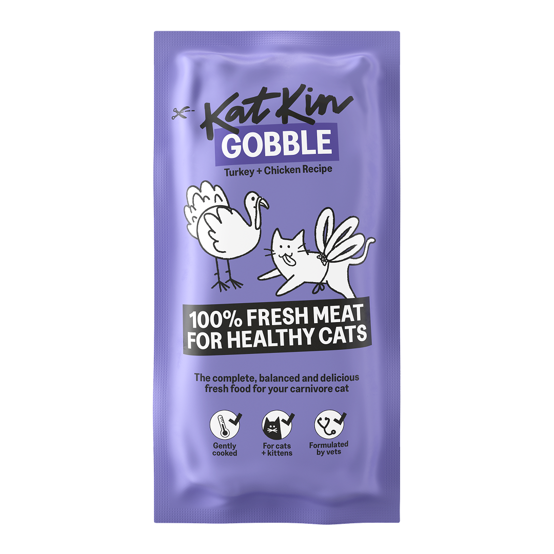 KatKin Katkin Gobble Turkey Kitten Dry Cat Food pet food packaging
