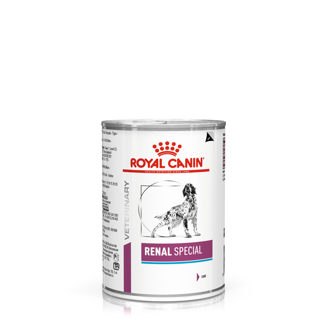 Royal Canin Royal Canin Renal Adult Wet Dog Food pet food packaging