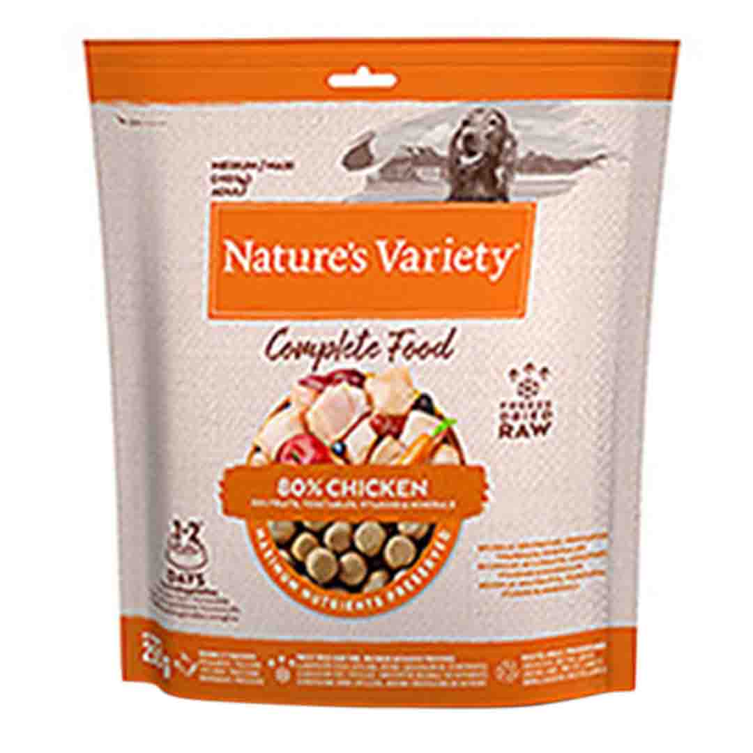 Natures menu Natures Menu Variety Freeze Dried Chicken Adult Dry Dog Food pet food packaging