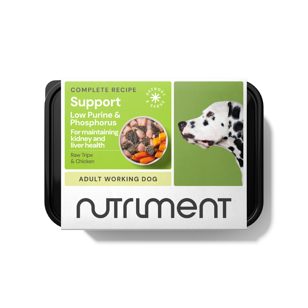 Nutriment Nutriment Low Purine 38 Phosphorus Raw Adult Dry Dog Food pet food packaging