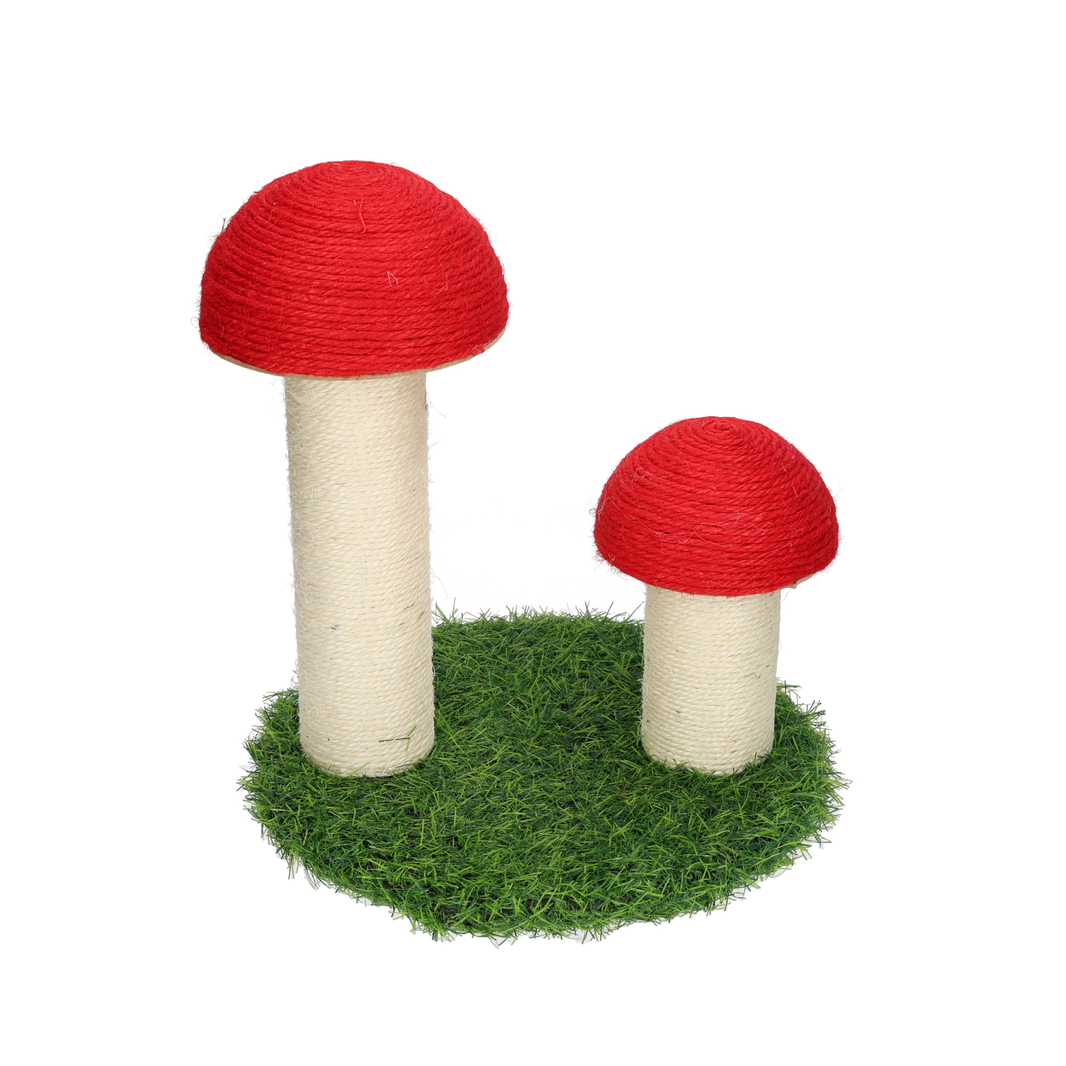 R&R Cat Scratching Post | Twin Mushroom Cat Scratcher