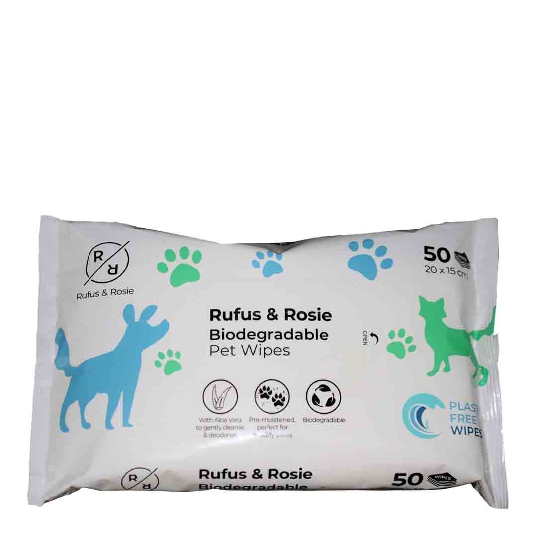 Rufus & Rosie Aloe Vera Pet Wipes