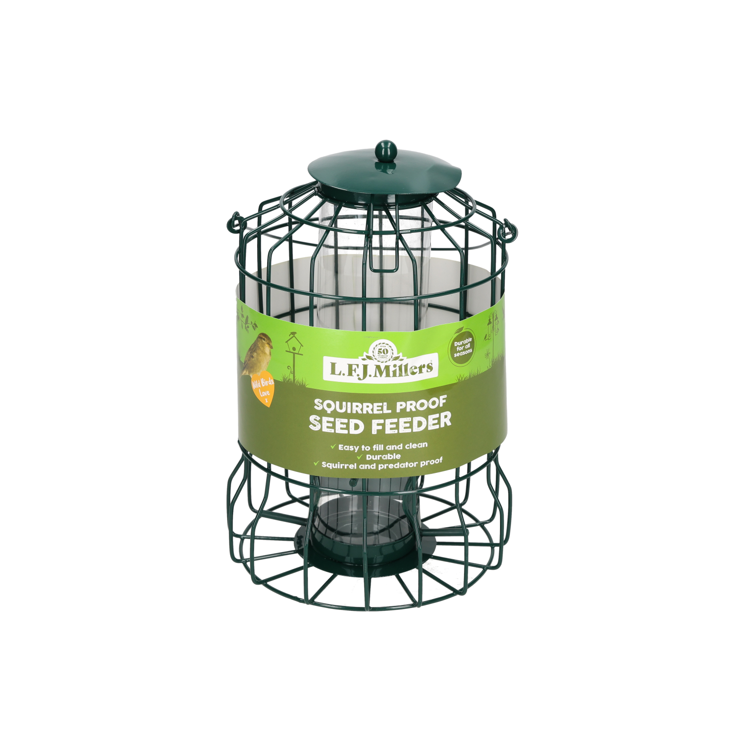 Squirrel Proof Bird Seed Feeder | Wild Bird Feeders