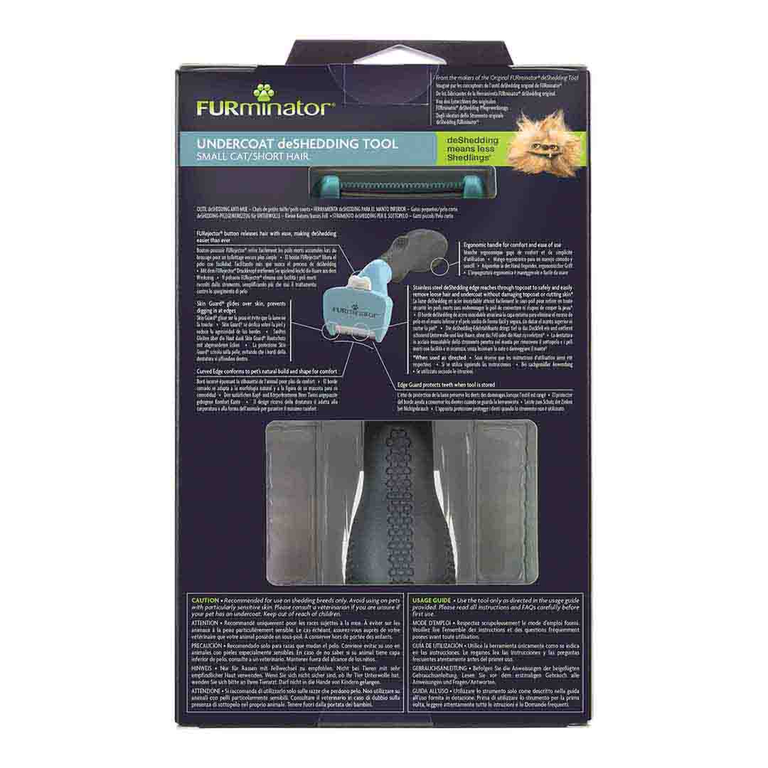 Furminator Undercoat deshedding Tool for Small Short Hair Cats