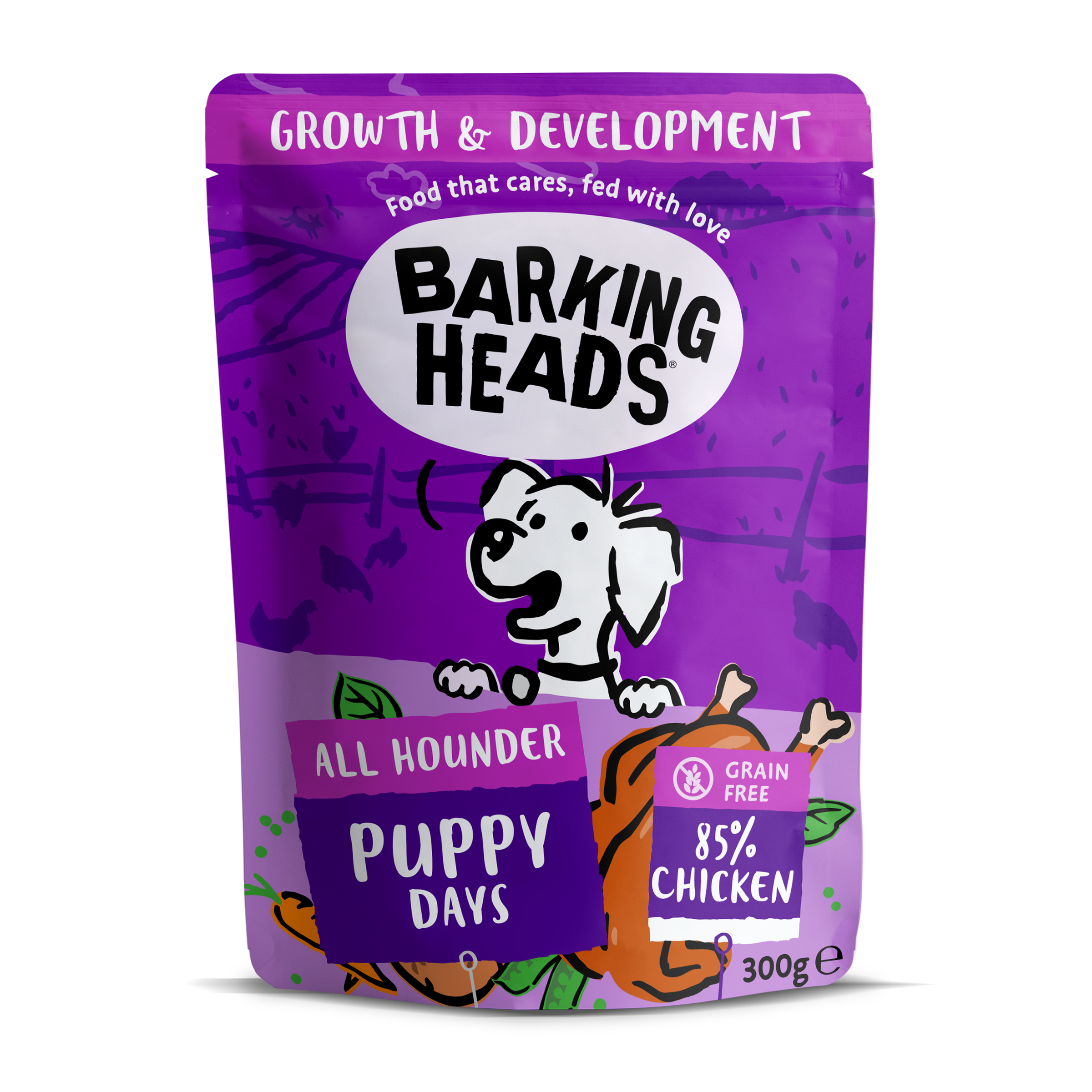Barking Heads Barking Heads Days Puppy Wet Dog Food pet food packaging