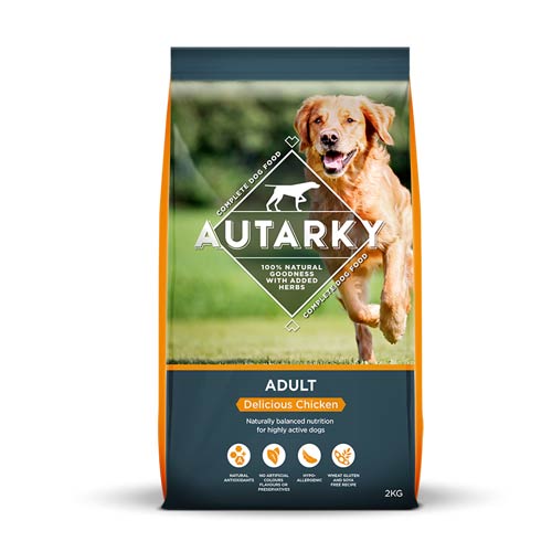 Autarky Adult Dog Food with Delicious Chicken 2kg Dry Dog Food