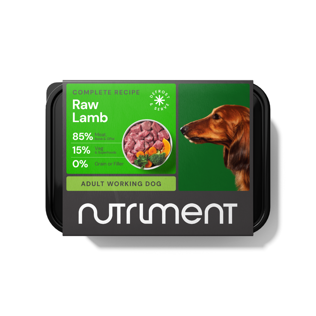 Nutriment Nutriment Raw Lamb Adult Dry Dog Food pet food packaging