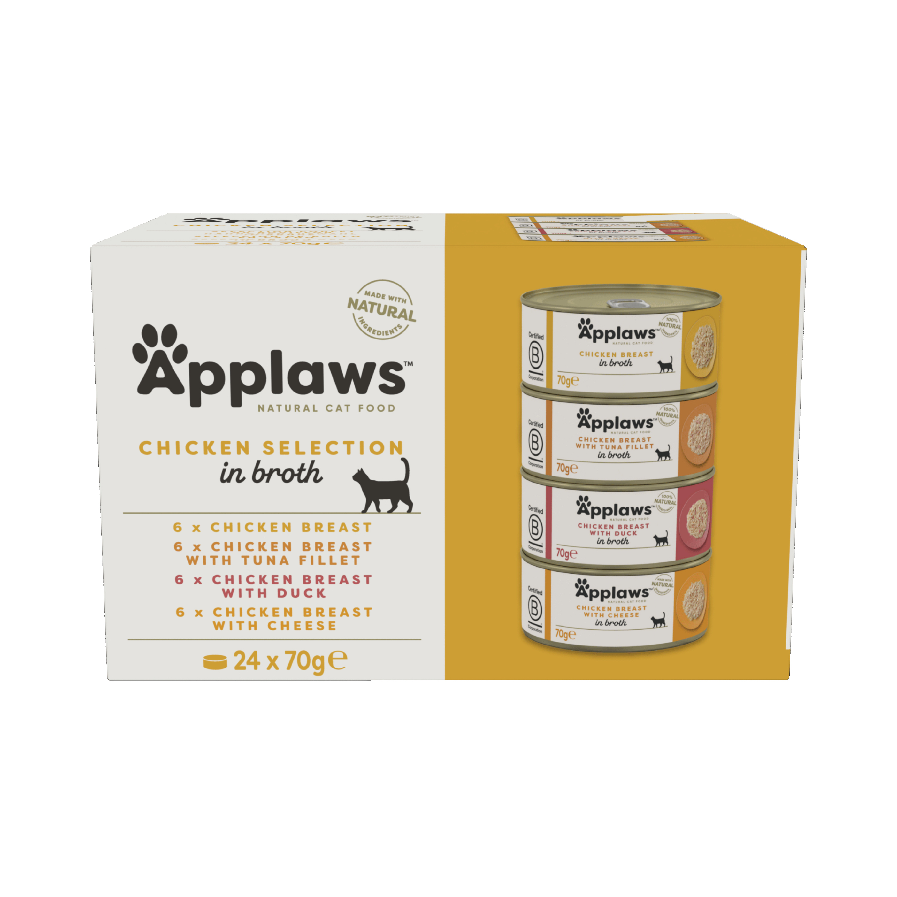 Applaws Applaws Broth Chicken Adult Wet Cat Food pet food packaging