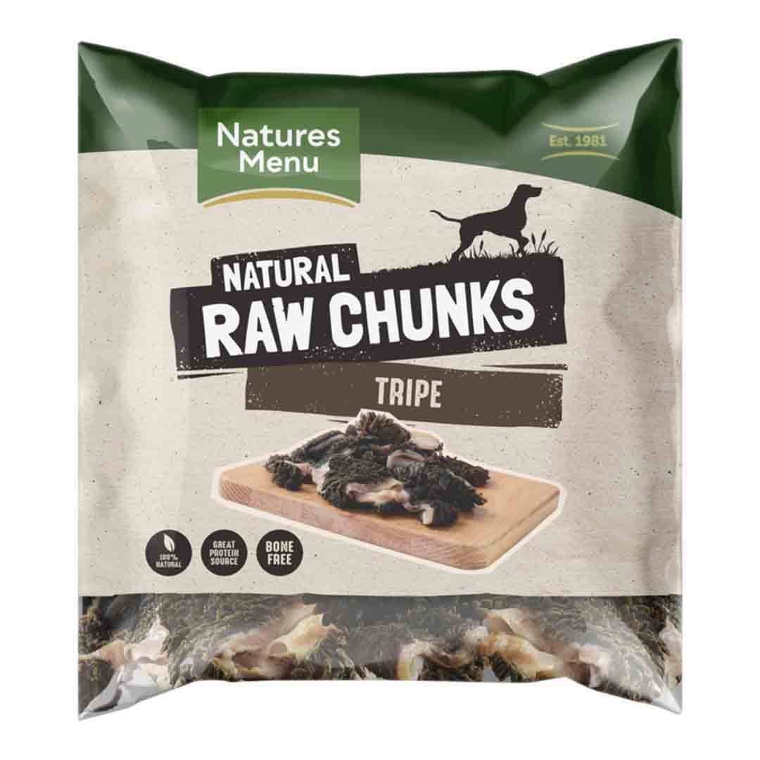 Natures Menu Frozen Chunks Of Tripe 1kg Frozen Dog Food