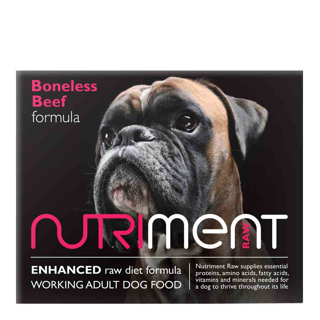 Nutriment Boneless Beef Formula Raw Dog Food Jollyes