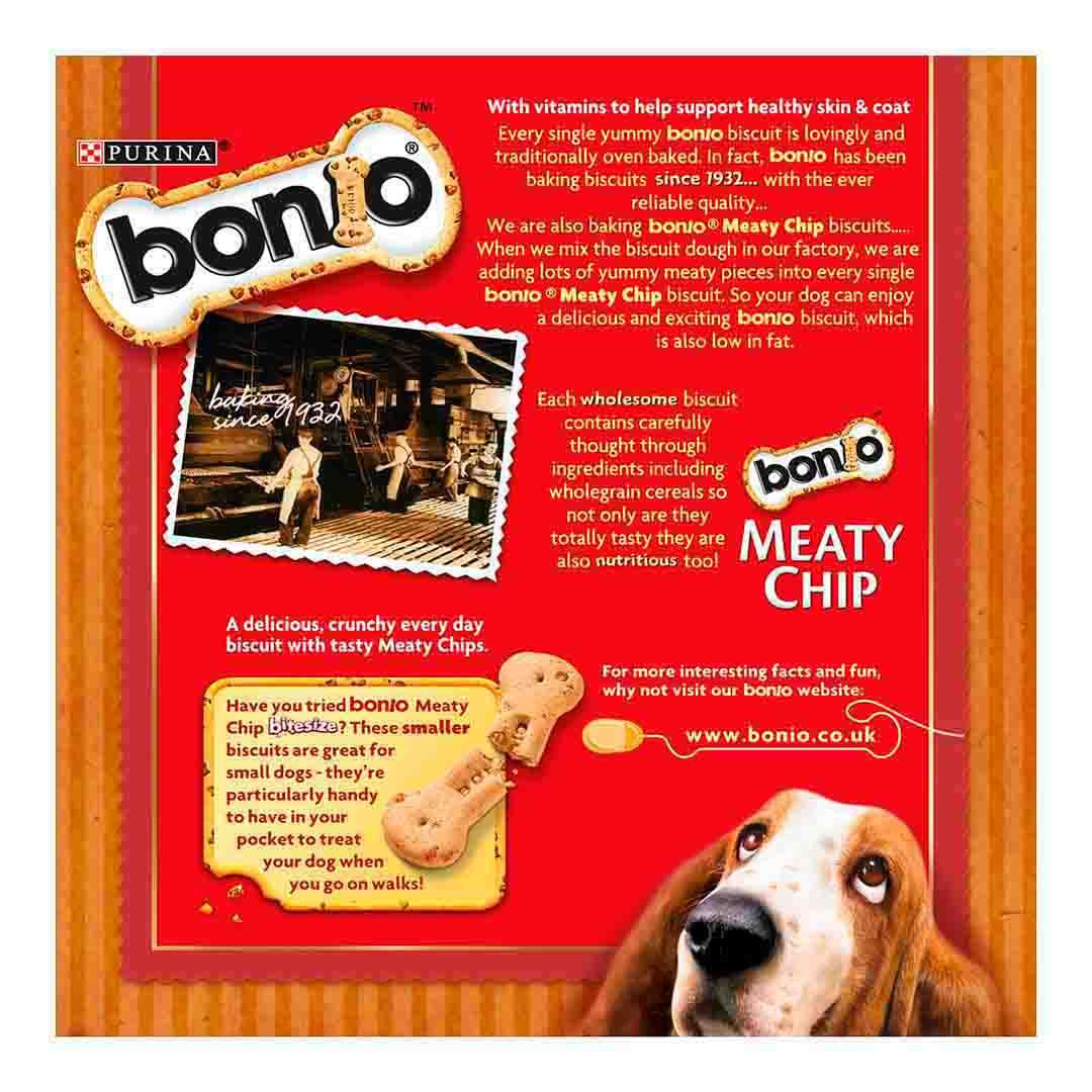 Bonio Meaty Chip 375g Dog Biscuits