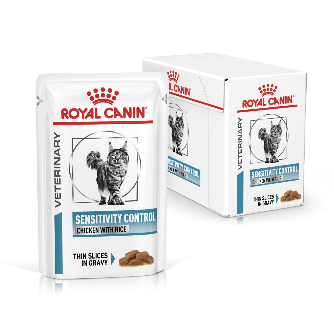 Royal Canin Royal Canin Sensitivity Control Chicken Adult Wet Cat Food pet food packaging