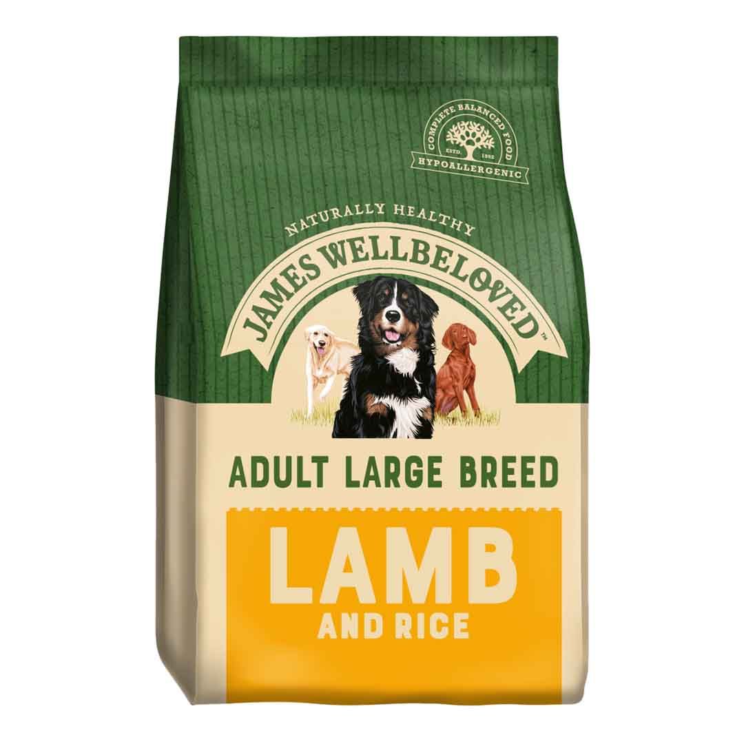 James Wellbeloved Dog Large Breed Adult Lamb & Rice 15kg Dry Dog Food