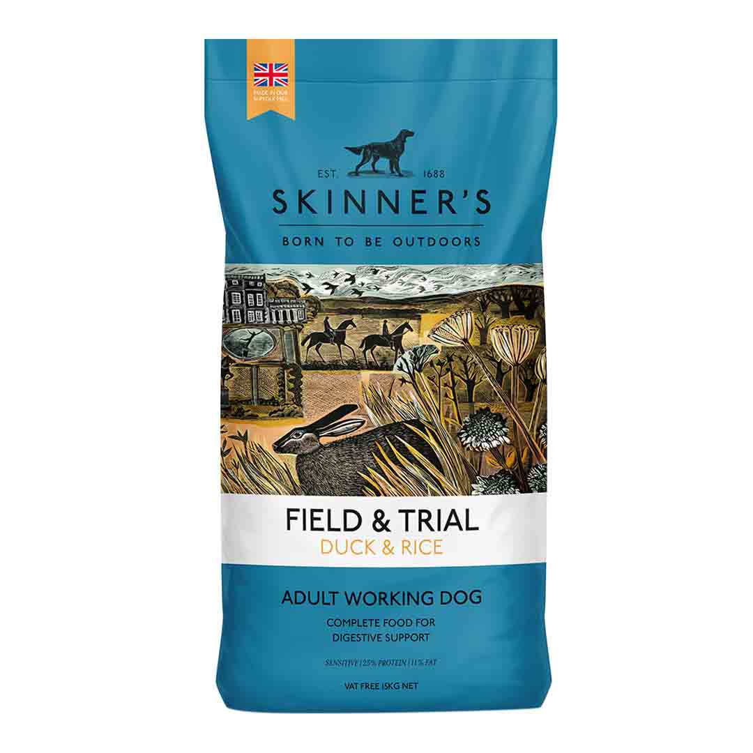 Skinners Field and Trial Duck with Rice 15kg Dry Dog Food