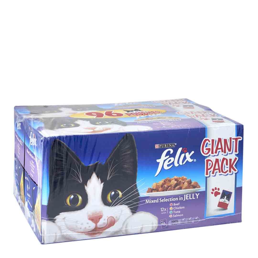 Felix Mixed Selection Cat Food 96x100g Wet Cat Food