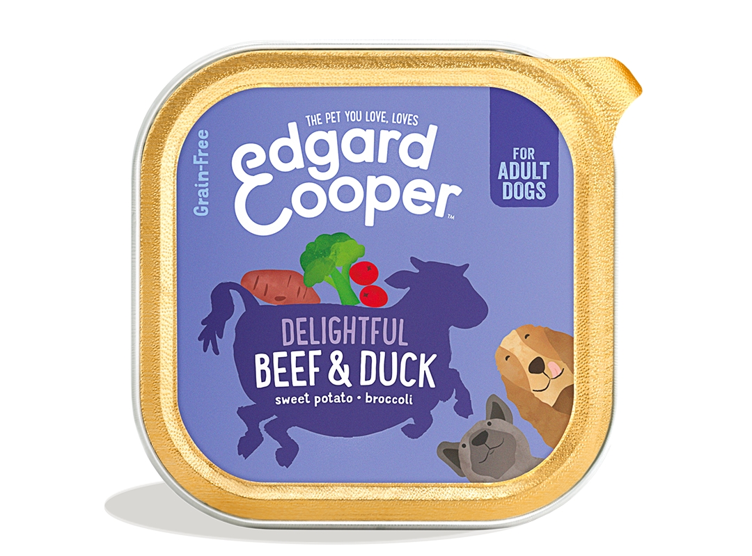 Jollyes Brand Jollyes Brand Edgard 38 Cooper Cup Beef Adult Wet Dog Food pet food packaging