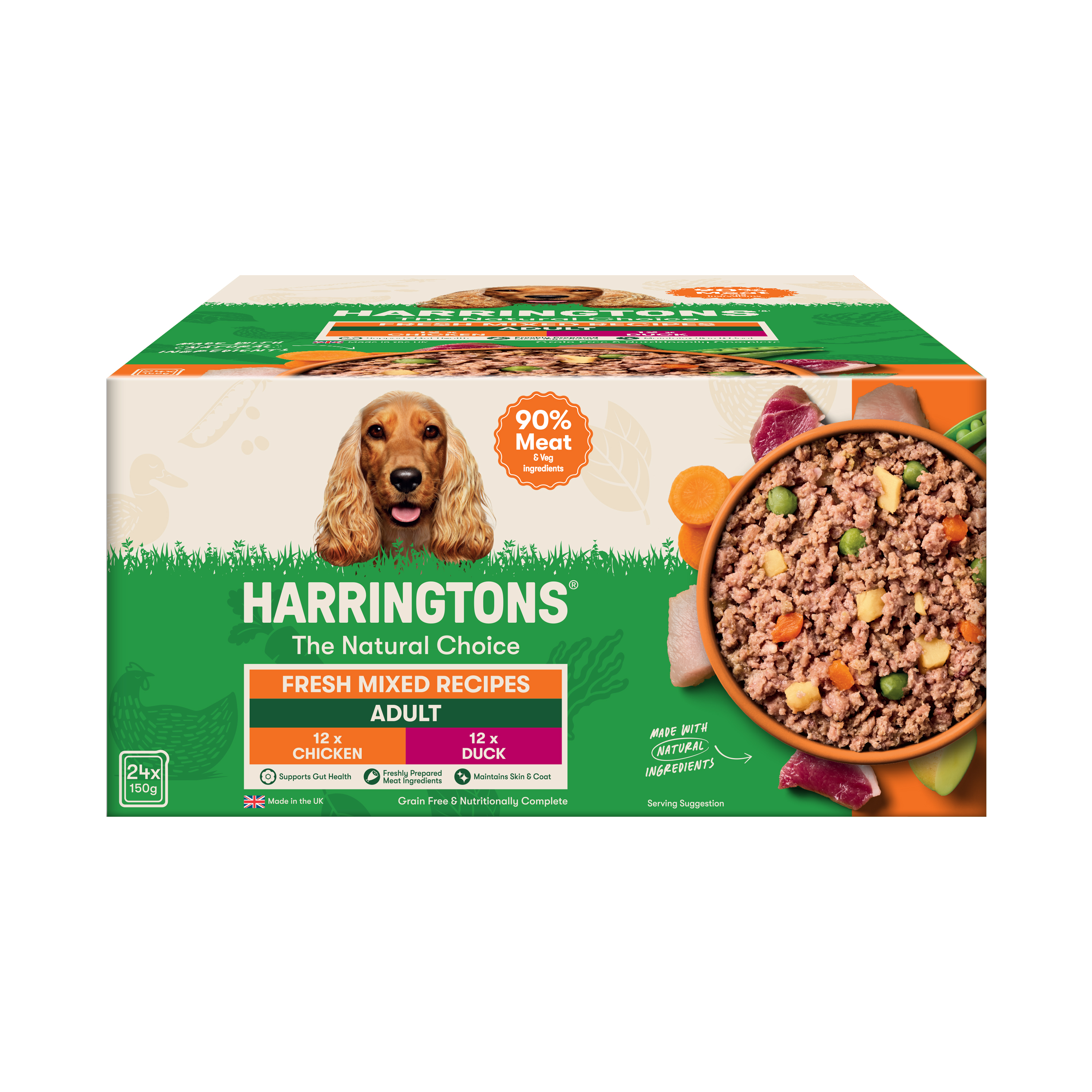 Harringtons Harringtons Mixed Adult Wet Dog Food pet food packaging